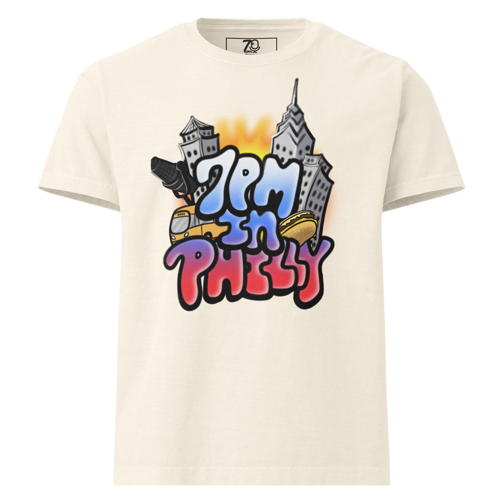 7PM In Philly Mural Tee - Image 3